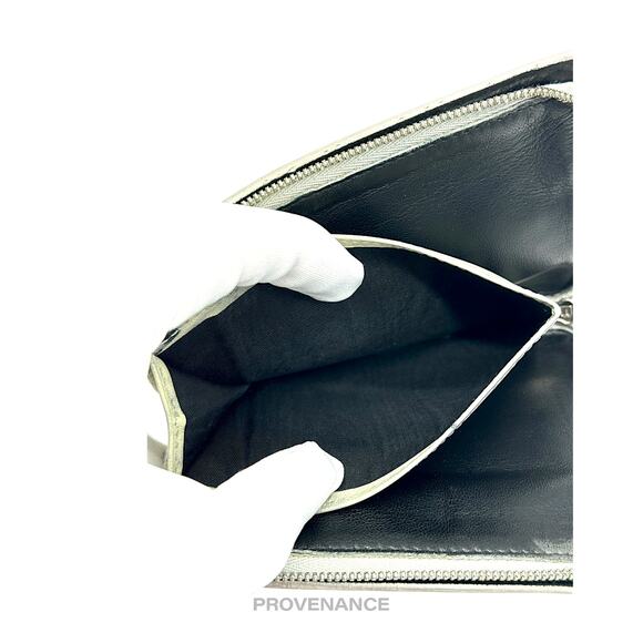 🔴 Balenciaga Marble Zip Wallet - Black/Off-White - Picture 8 of 9